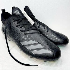 New with tags Adidas men's size 14 Adizero 5 star 7.0 black football cleats